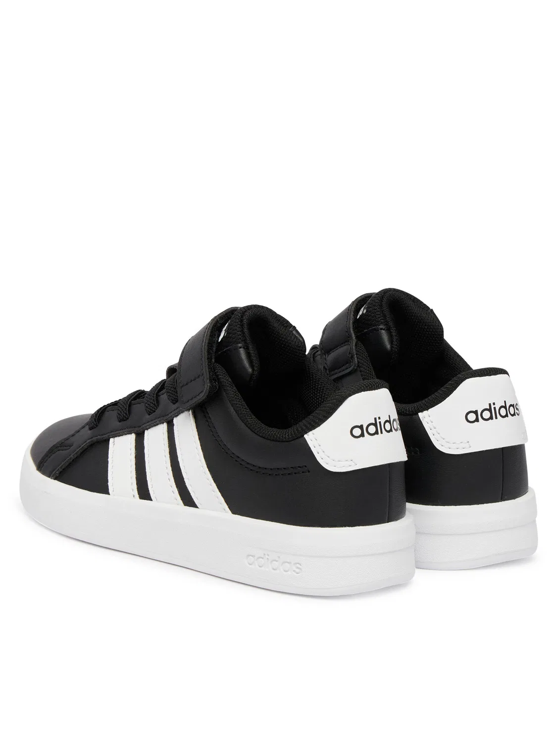 Кроссовки для мальчика Grand Court Shoes Children Adidas, черный — фото 3