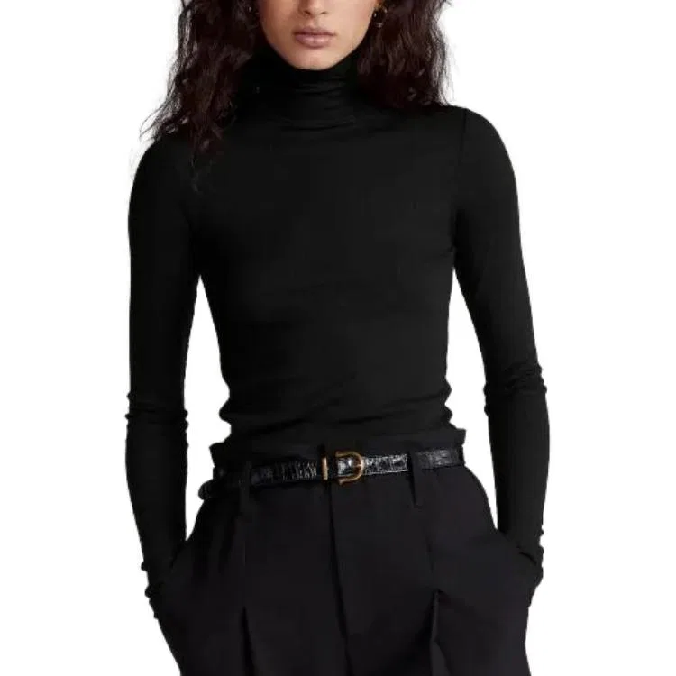 Женский свитер Slim Fit Polo Ralph Lauren, Black — фото 3