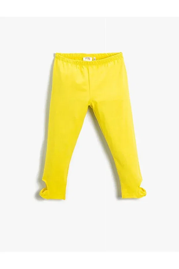 Детские леггинсы для девочек хлопковые Koton, Yellow
