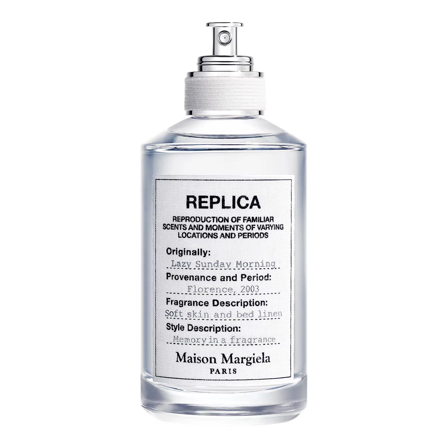 Туалетная вода 100 мл с ароматом Lazy Sunday Morning MAISON MARGIELA, White