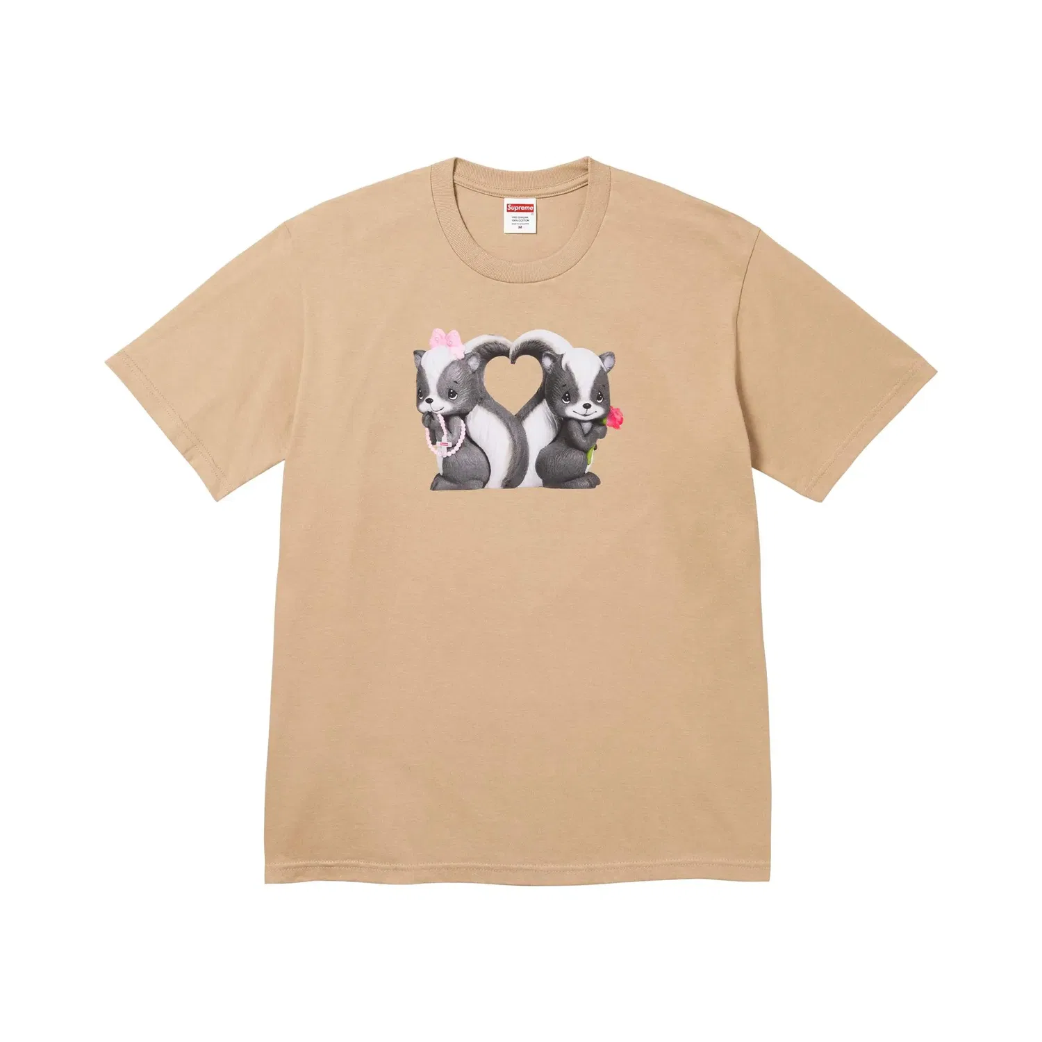 Футболка Supreme Skunk Tee, коричневый