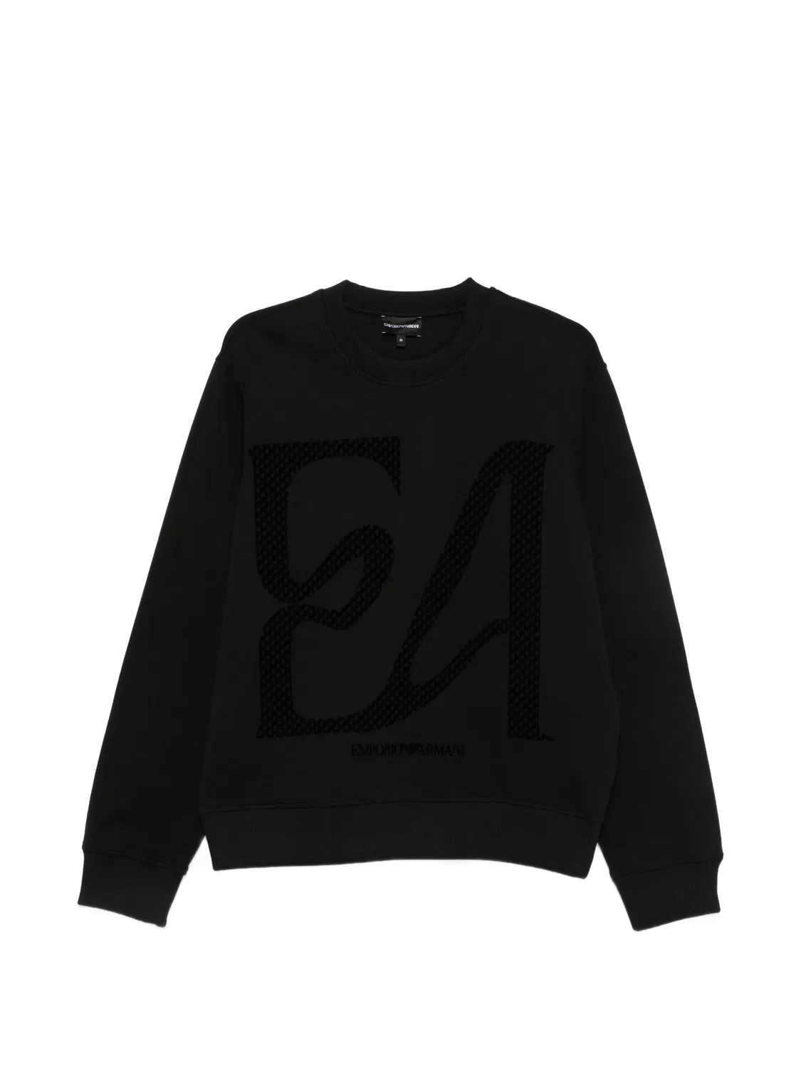 Emporio Armani Свитшот с длинными рукавами, черный