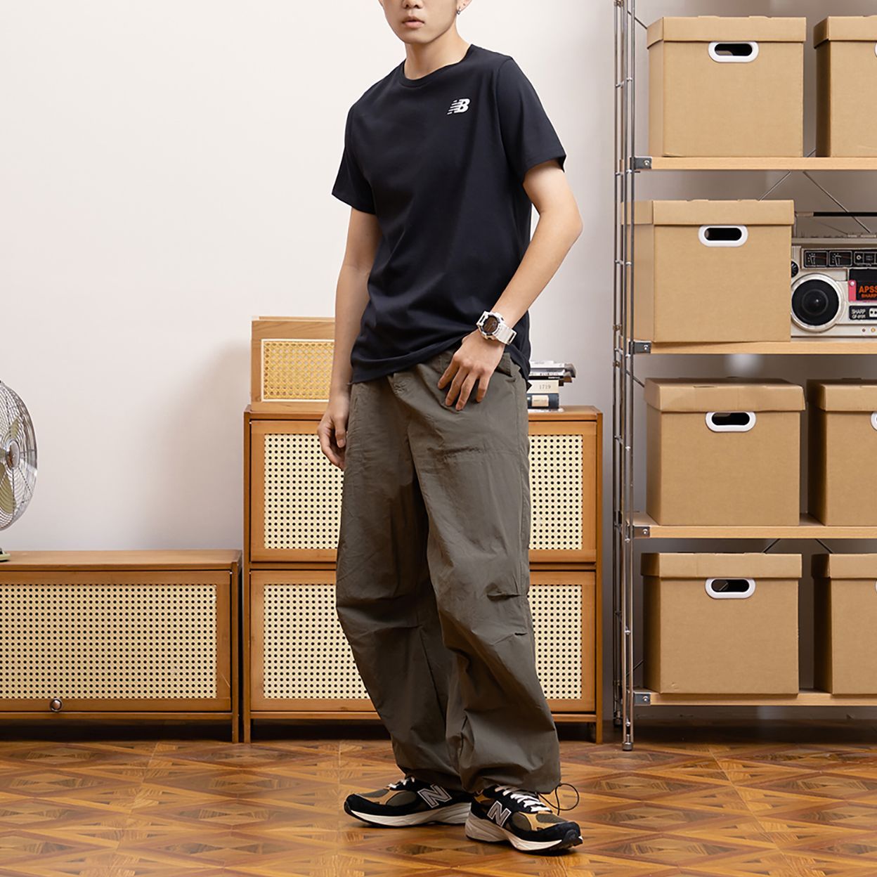 Футболка New Balance Men's, черный — фото 4