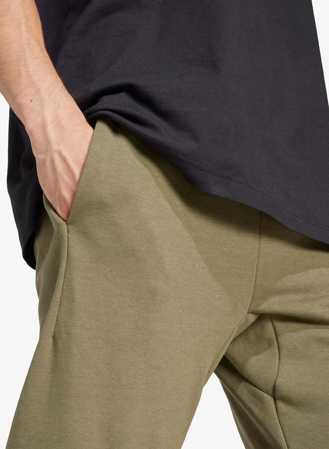 Джоггеры из футера с большим логотипом Big logo french terry joggers Adidas, черный — фото 4