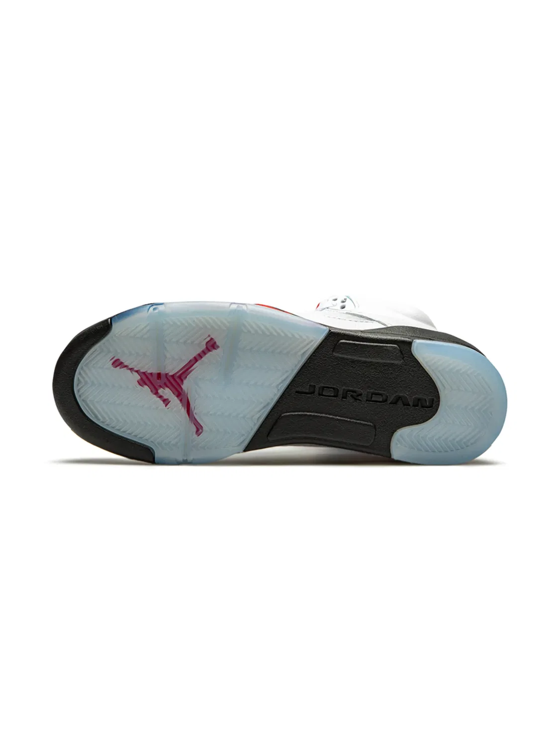 Кроссовки Air Jordan 5 Retro Fire Red Silver Tongue — фото 4