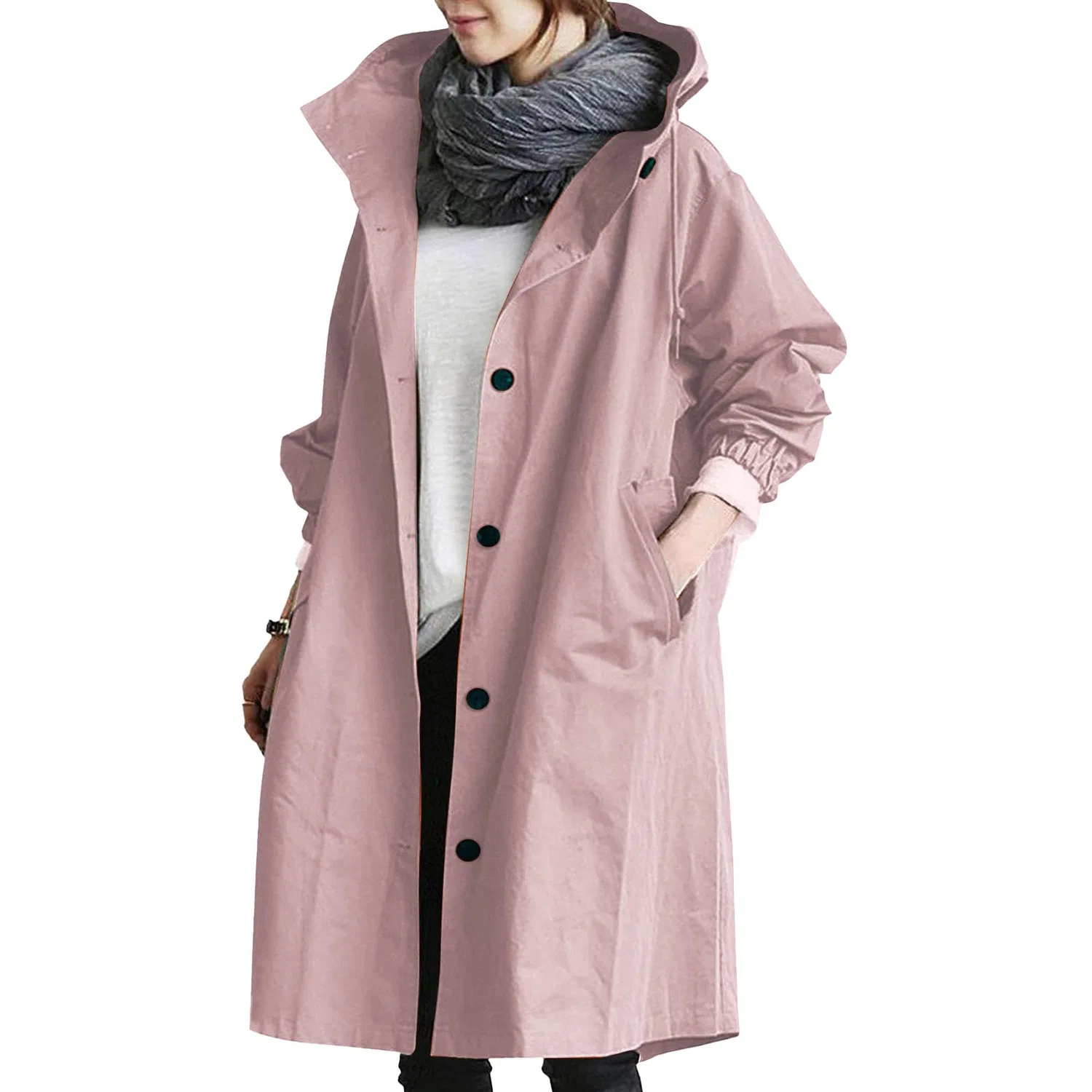 Женский дождевик с длинным рукавом, Rosa