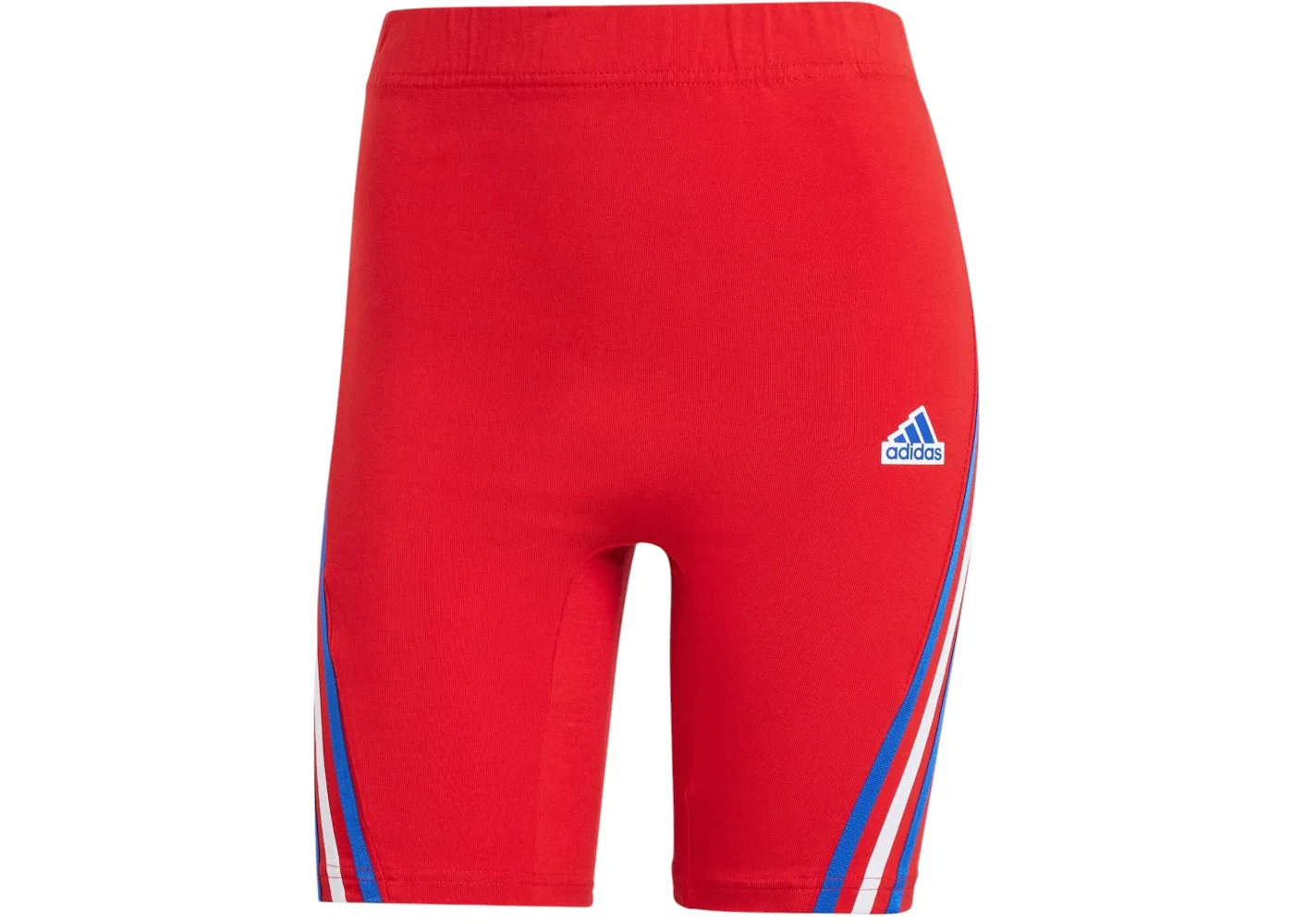 Женские велосипедки с принтом 3-Stripes Adidas, цвет Better Scarlet