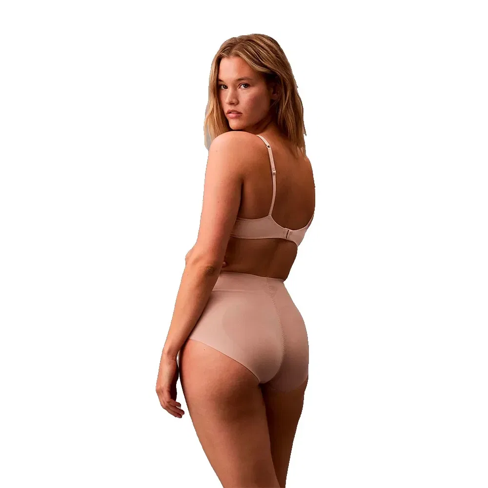 Женские корректирующие трусы с высокой посадкой Calvin klein, Pink — фото 2