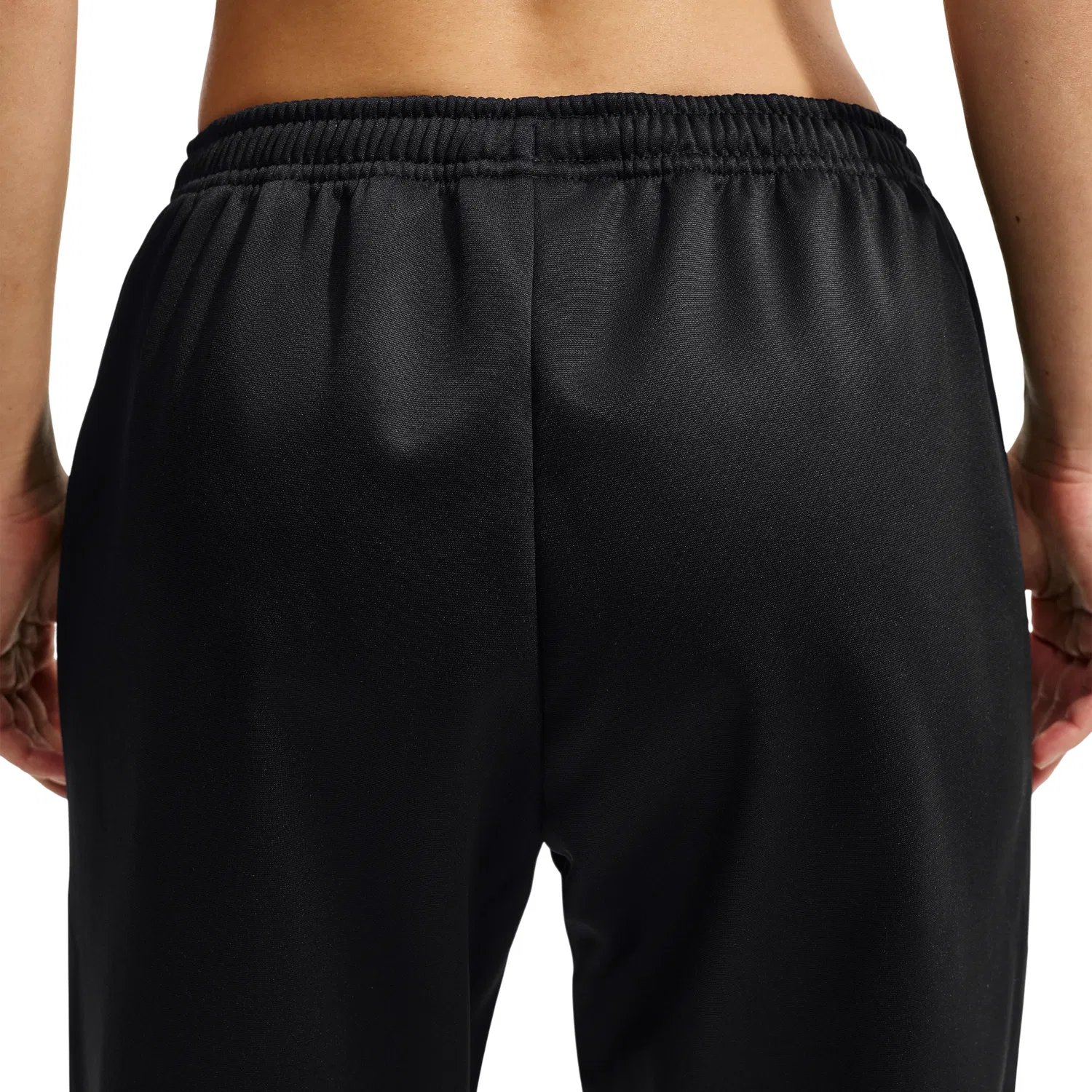 Женские брюки Studio Fleece Sport Therma-FIT Mid-Rise Pants 'Black White' Nike, Black/White — фото 2