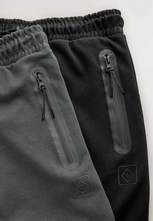 Комплект из 2 джоггеров Regular fit Next Slate Grey, черный/серый — фото 4