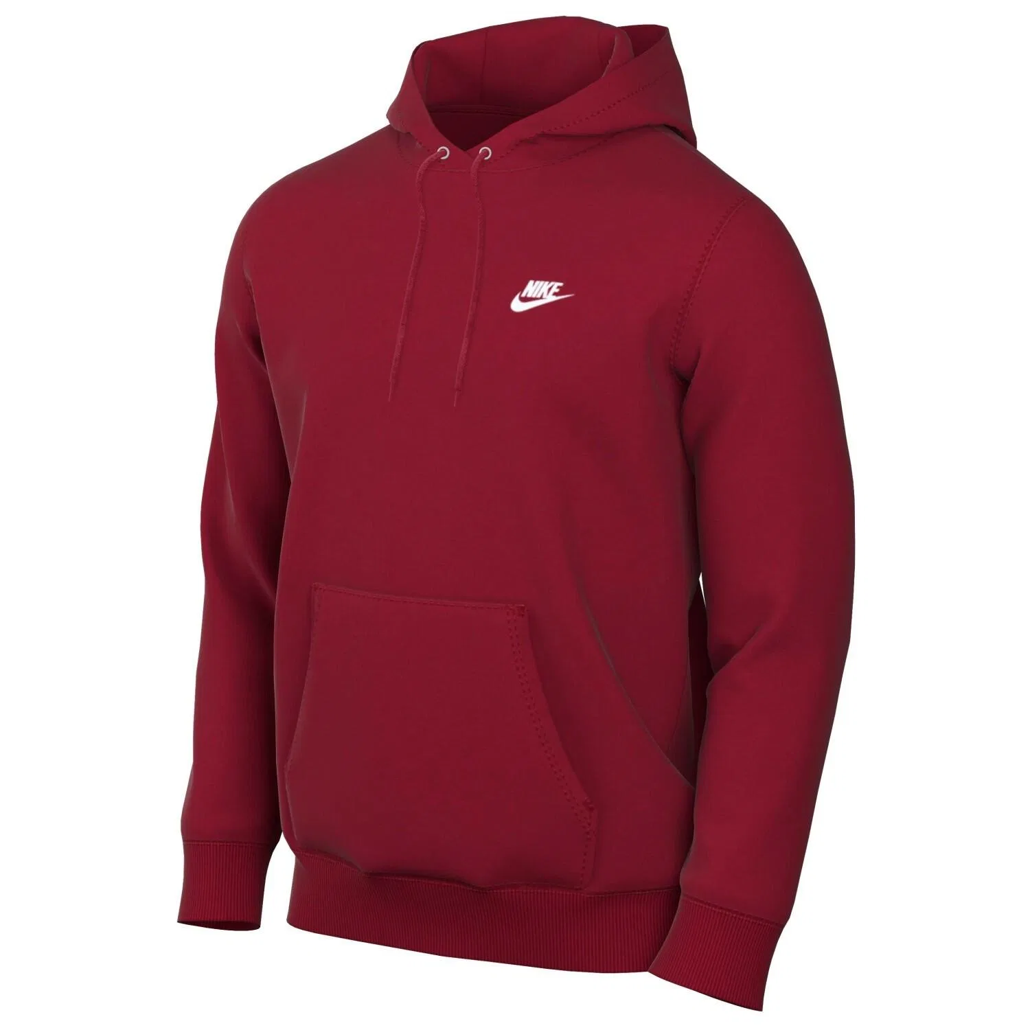 Мужское худи с капюшоном Nike Club, Цвет ROT