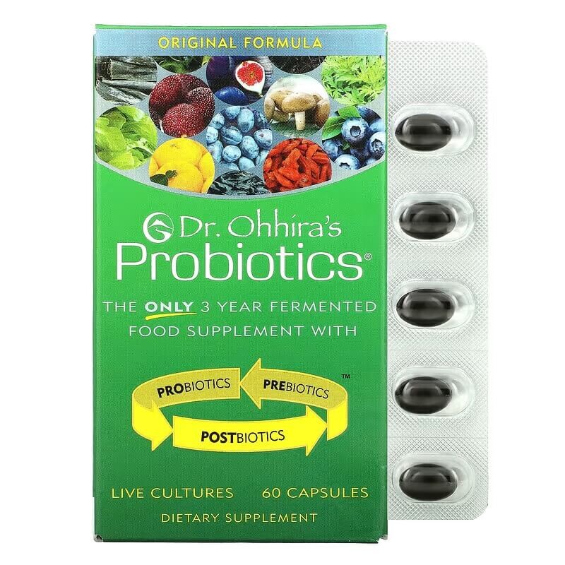 

Пробиотики Dr. Ohhira's Essential Formulas Inc, 60 капсул