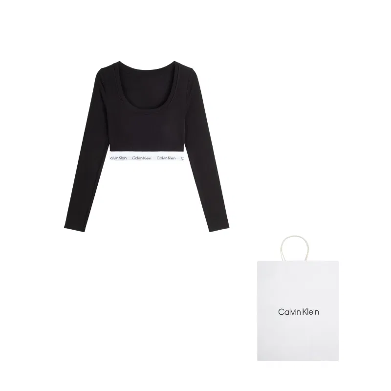 Женский бюстгальтер с подарком в комплекте, Calvin Klein, Space Black