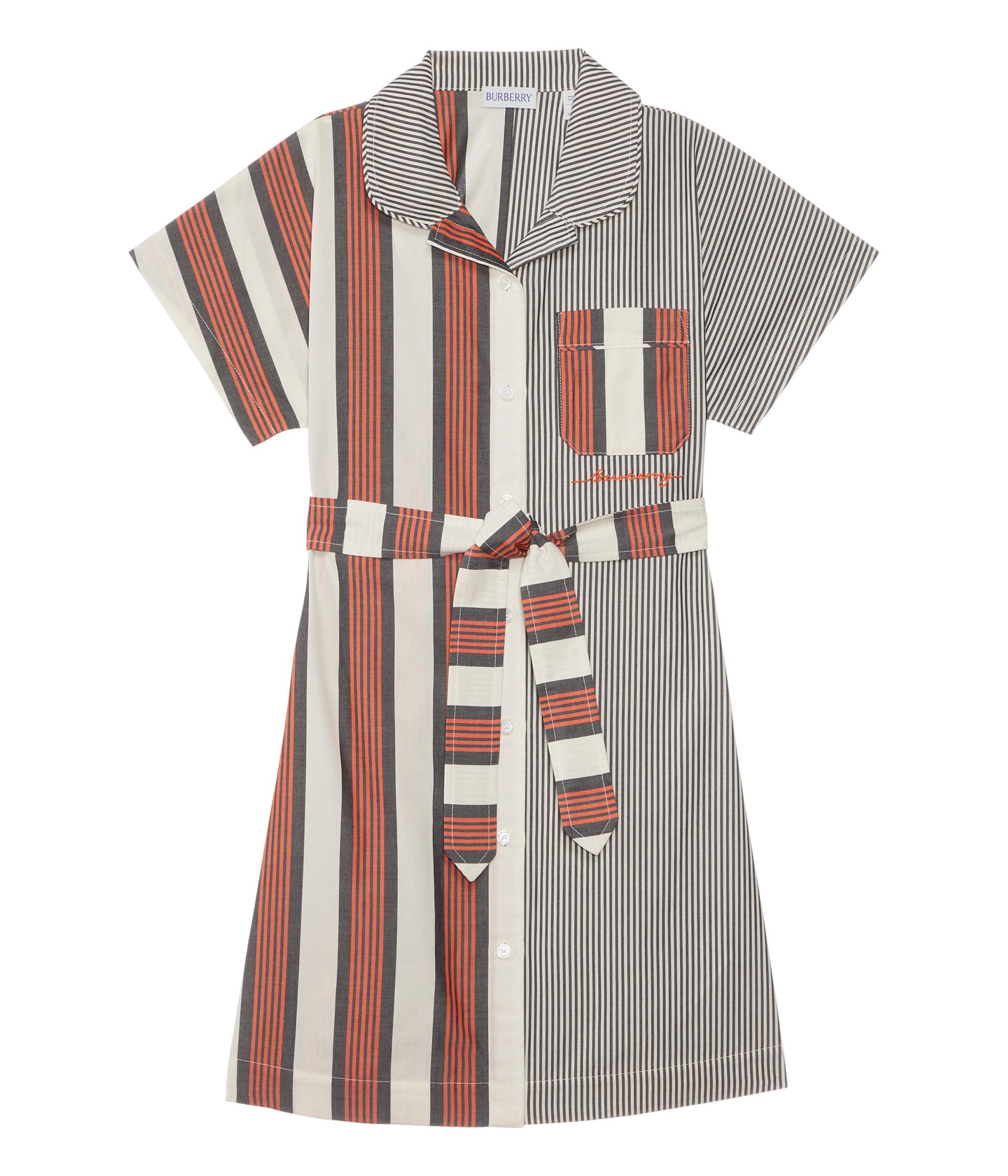 

Платье Burberry Kids Gilly Stripe Dress, цвет Multicolor IP Pattern