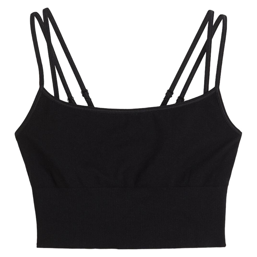 

Спортивный бюстгальтер для беременных H&M Seamless Nursing Sports, черный