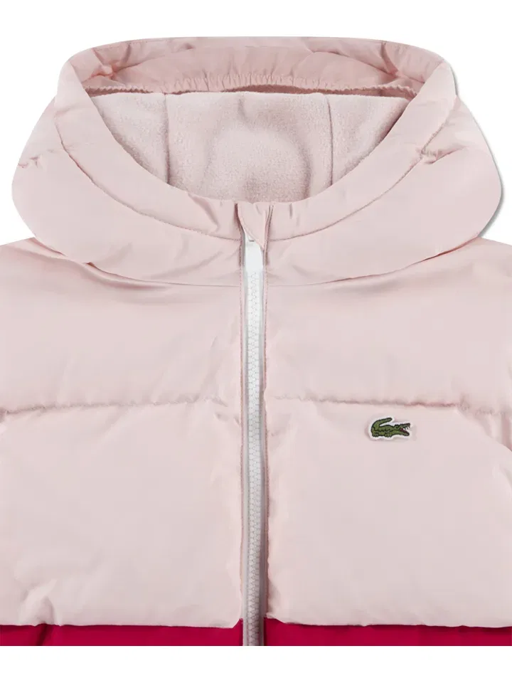 Куртка зимняя Lacoste Kids, розовый — фото 3