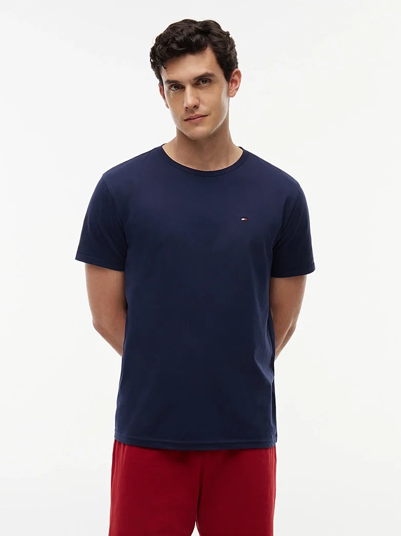 Футболка Tommy Hilfiger Pure Cotton, темно-синий
