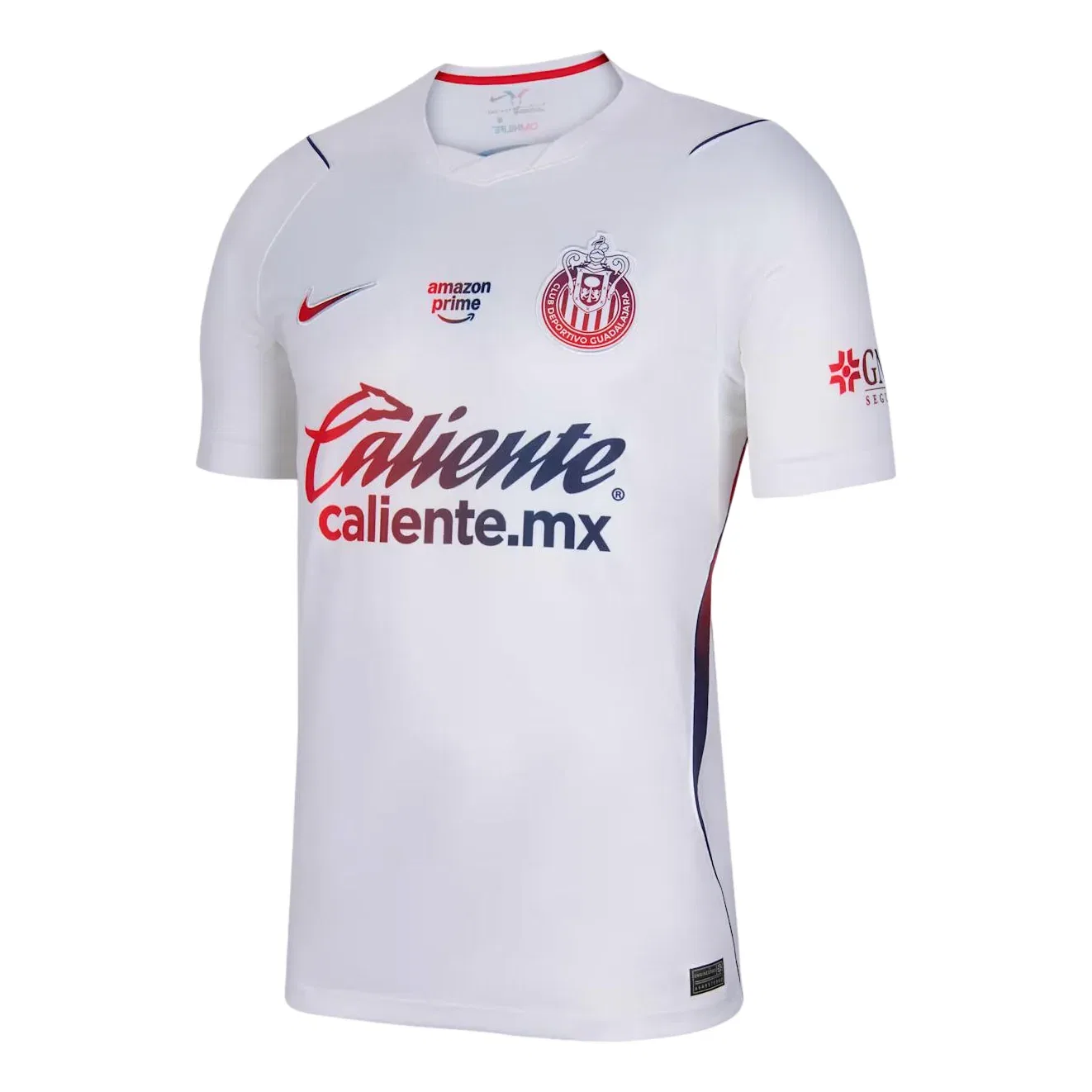Мужская игровая майка Chivas De Guadalajara 26/27 Away Replica Jersey 'White Faithful Blue Speed Red' Nike, White/Faithful Blue/Speed Red