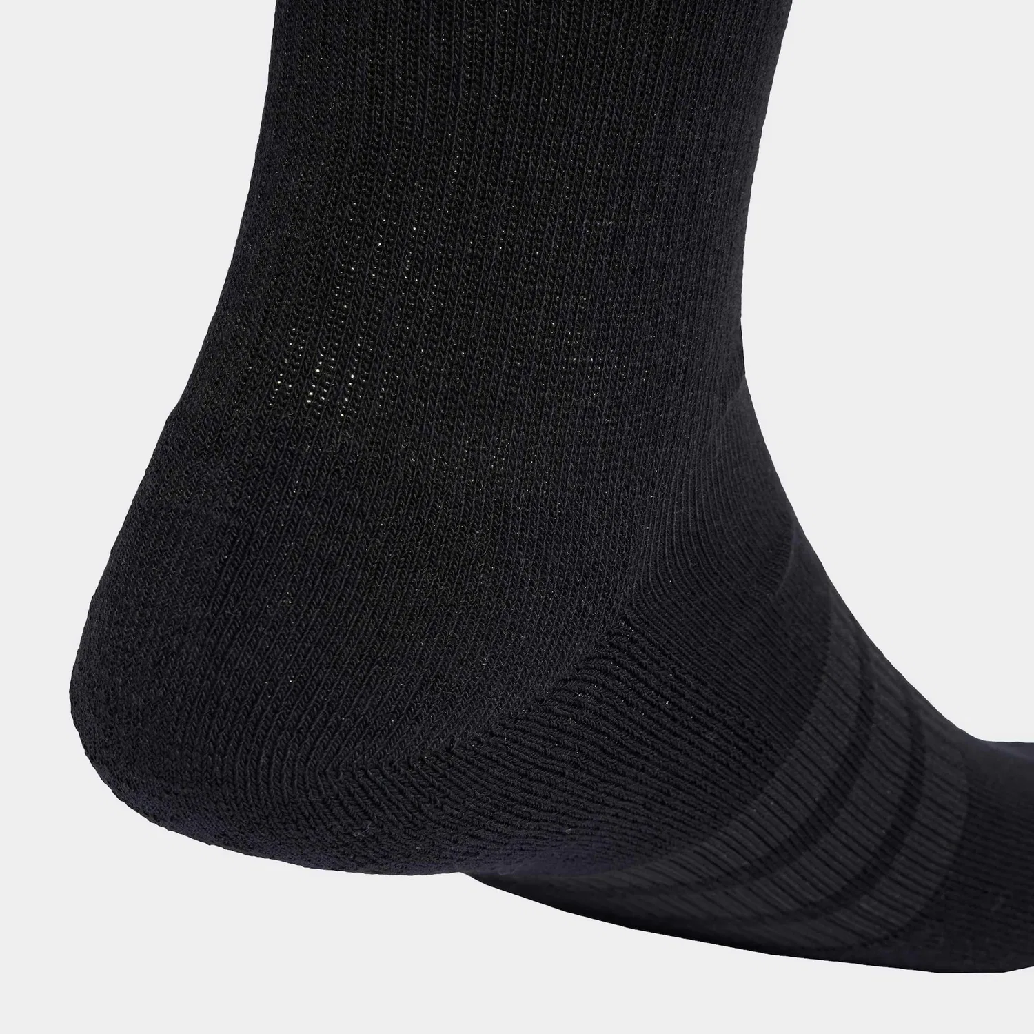 Женские спортивные носки с амортизацией Adidas Performance, Black/Black/White — фото 4