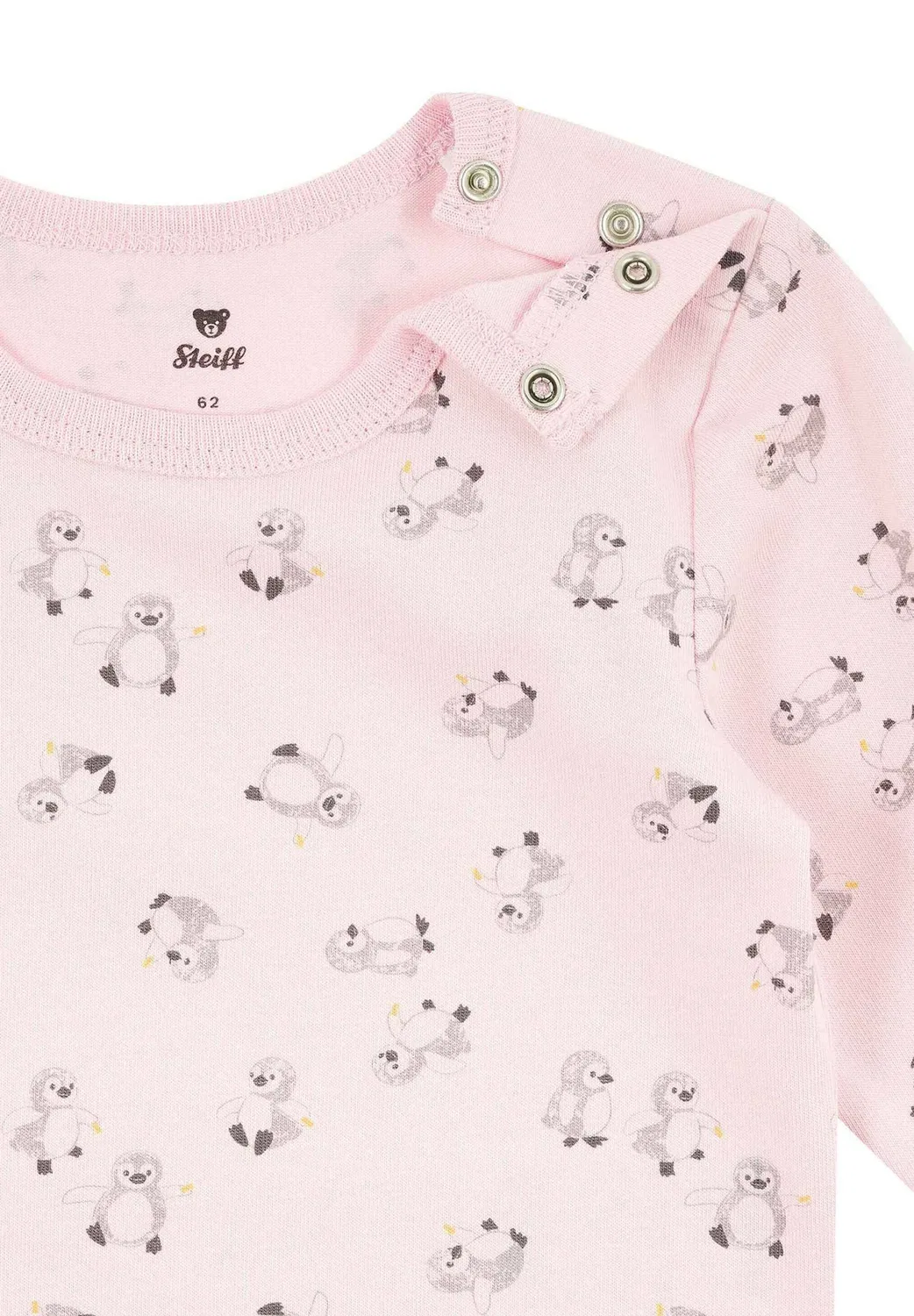Body langarm baby wellness unisex - body Steiff, Pink Lady — фото 3