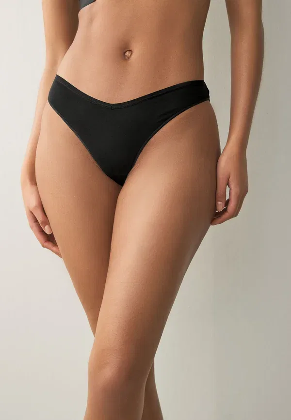 Трусы Slim Fit, Extra High Leg Fit Rich Knickers 5 Pack, Next, черный