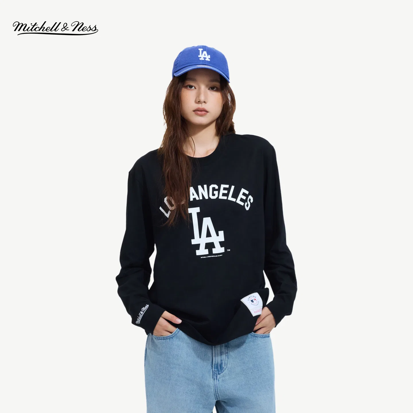 Детский свитшот унисекс с круглым вырезом New York Yankees Mitchell Ness — фото 4