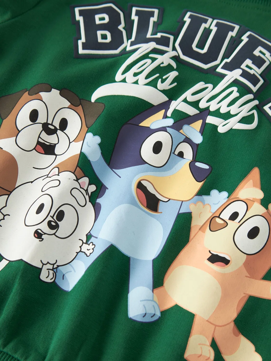 Свитшот Bluey and Friends Name It, зеленый — фото 3