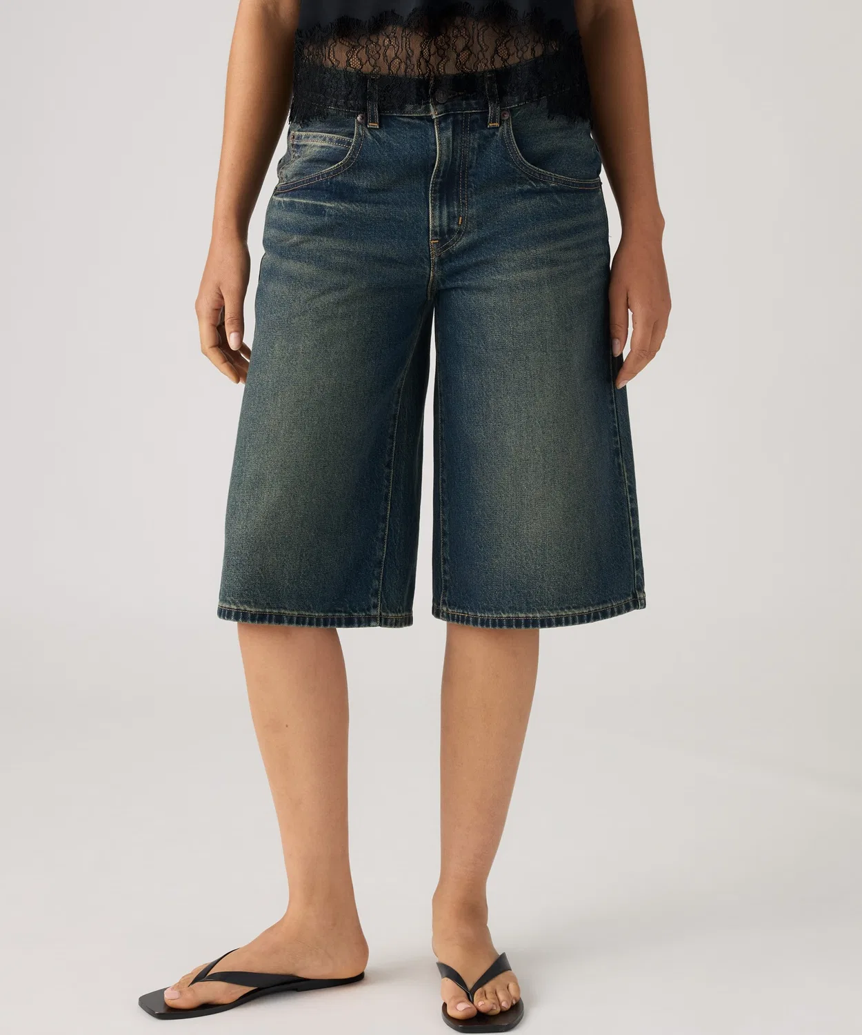 Женские джинсы сверхсвободного кроя Super Baggy Jeans Levi's, Dark Indigo Blue