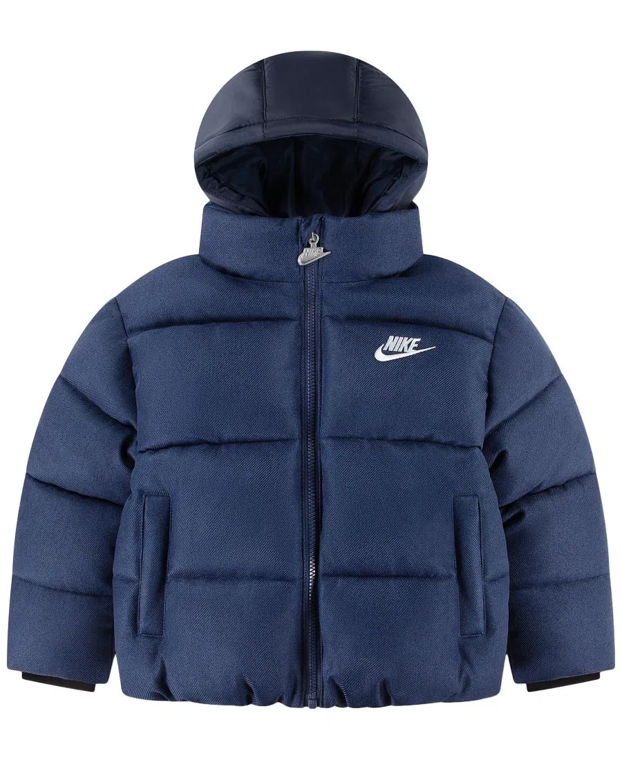 Детская куртка-пуховик с капюшоном Nike, Midnight Navy