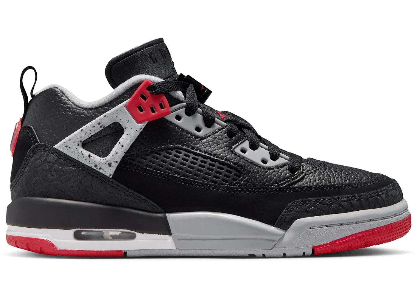 Детские кроссовки Lifestyle Jordan Spizike Low Black Cement Jordan, Black/Wolf Grey/White/Gym Red