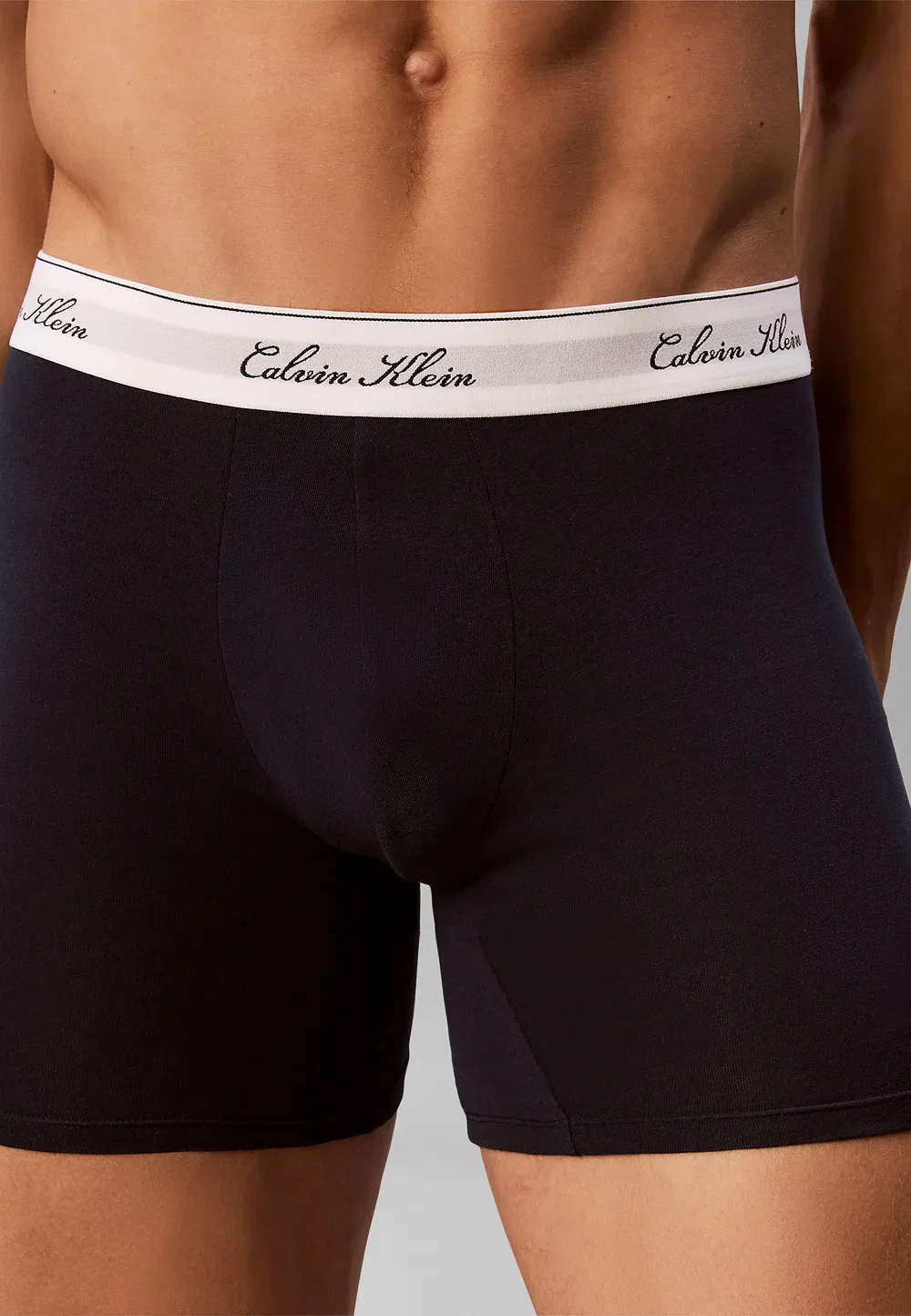 3 шт. - трусы Calvin Klein, Black Grey Heather Dark — фото 4