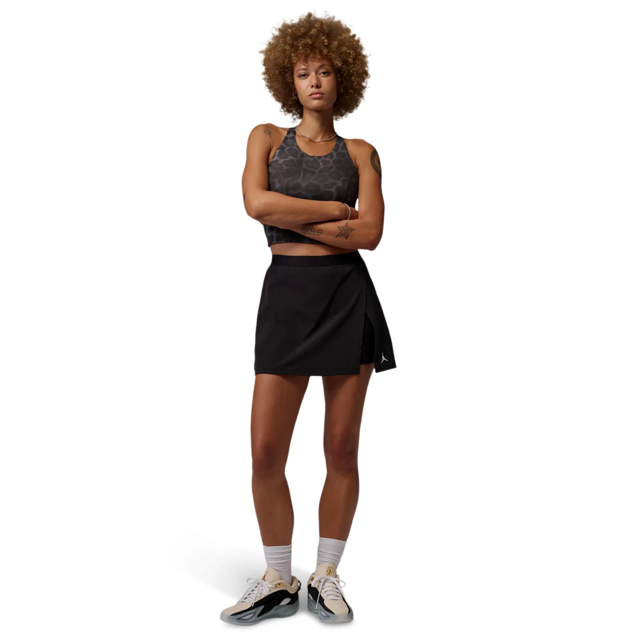 Юбка женская Sport Essentials Dri-FIT Jordan, черный — фото 4