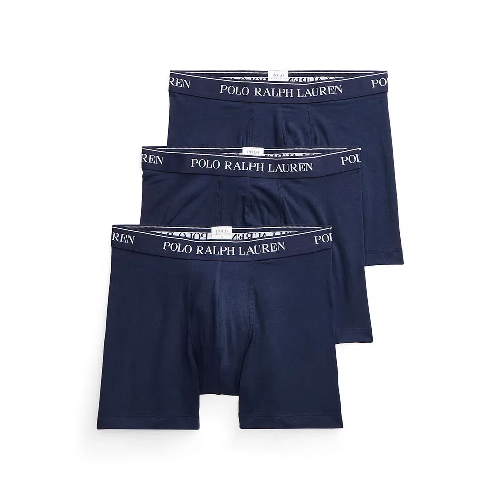 Боксеры комплект 3 шт Polo Ralph Lauren, синий