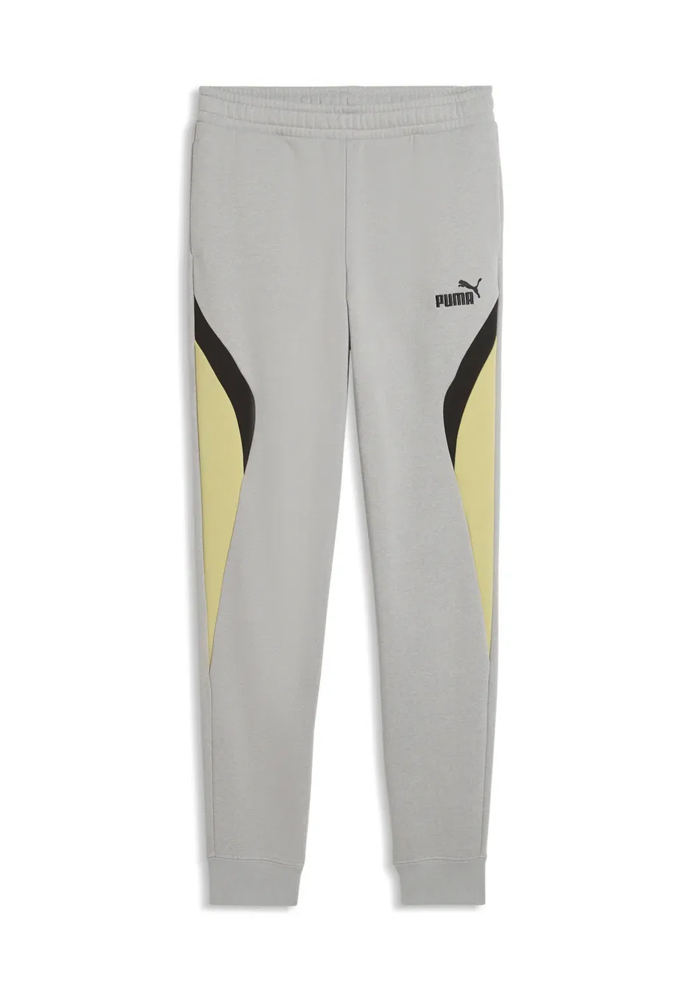 Спортивные штаны Ess block fl b унисекс - спортивные штаны Puma, Gray Echo — фото 4