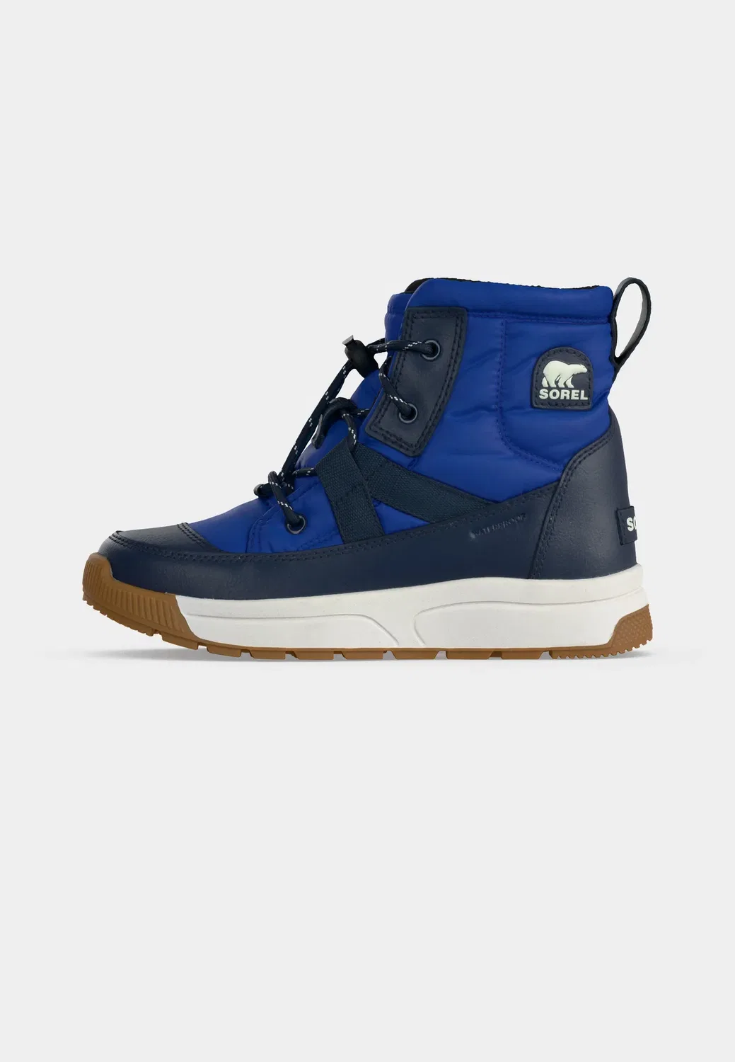 Детские унисекс ботинки Whitney III Mid WP - зимние ботинки Sorel, Azul/Collegiate Navy — фото 2