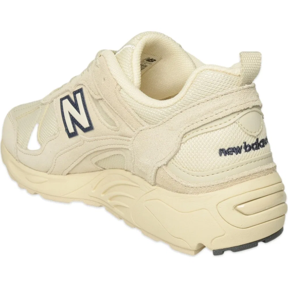 Детские кроссовки унисекс с низким верхом на шнуровке CM878 Nb Lifestyle New Balance, Bej — фото 4