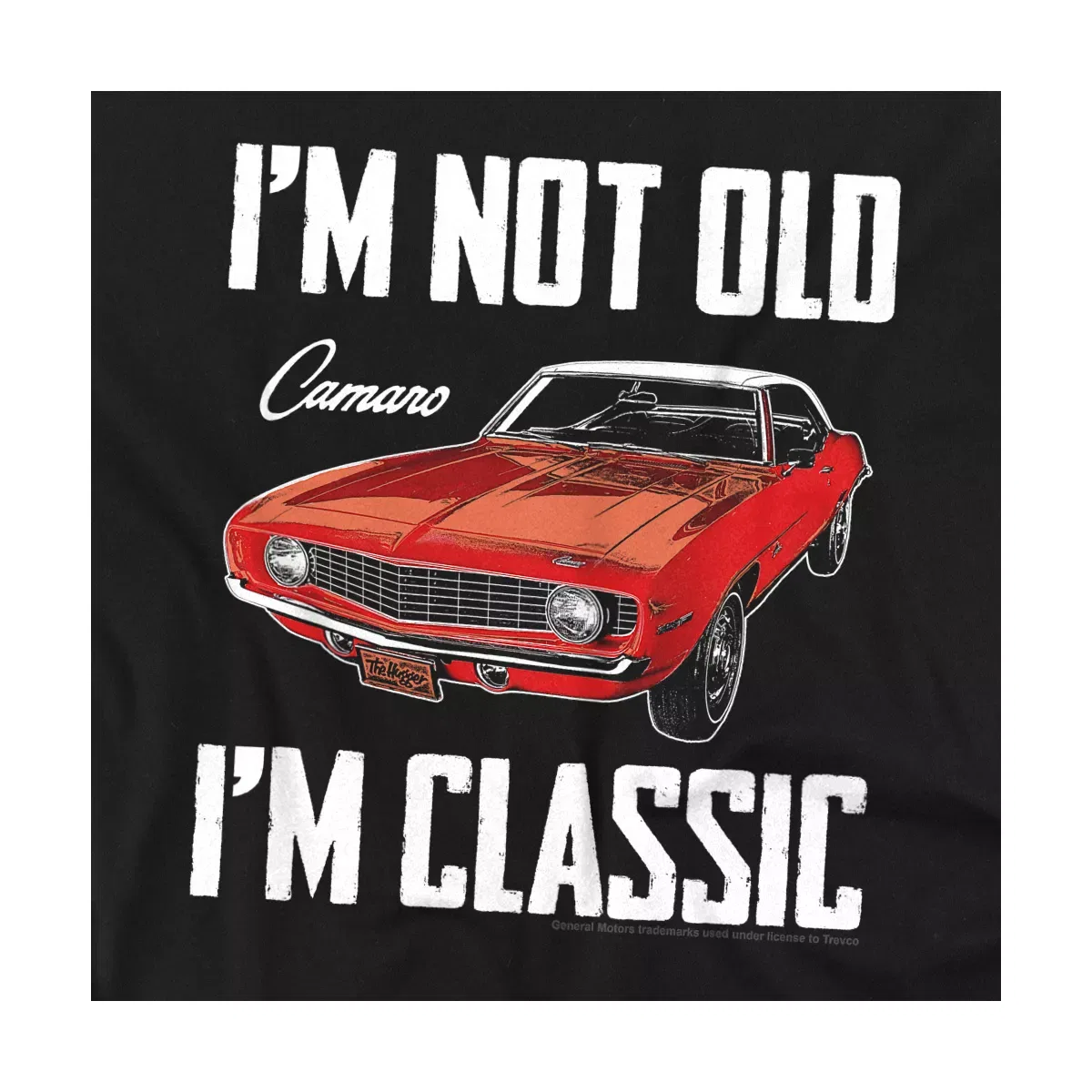 Детское боди для девочек хлопковое Classic Camaro Chevrolet, Black — фото 2