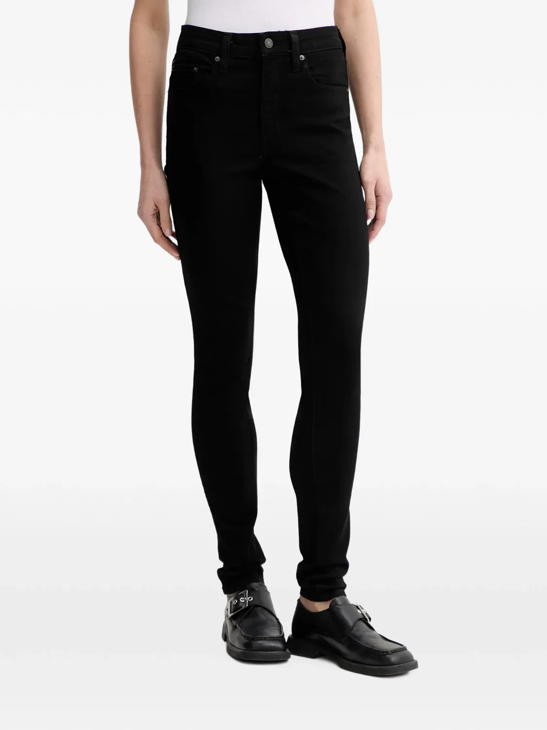 Джинсы скинни 721 черные Levi's, черный