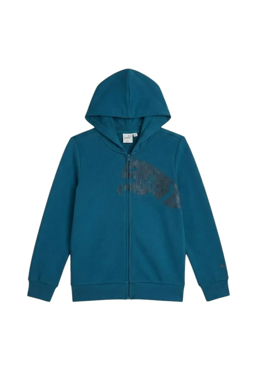 Толстовка Ess grap с полной застежкой-молнией, цвет 36 - на молнии Puma, Green