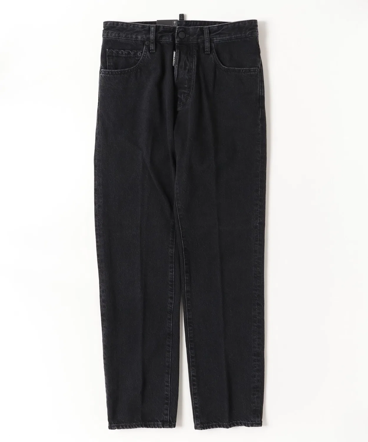 Мужские джинсы прямого кроя 642 Jean Black Coal Wash DSQUARED2, Черный