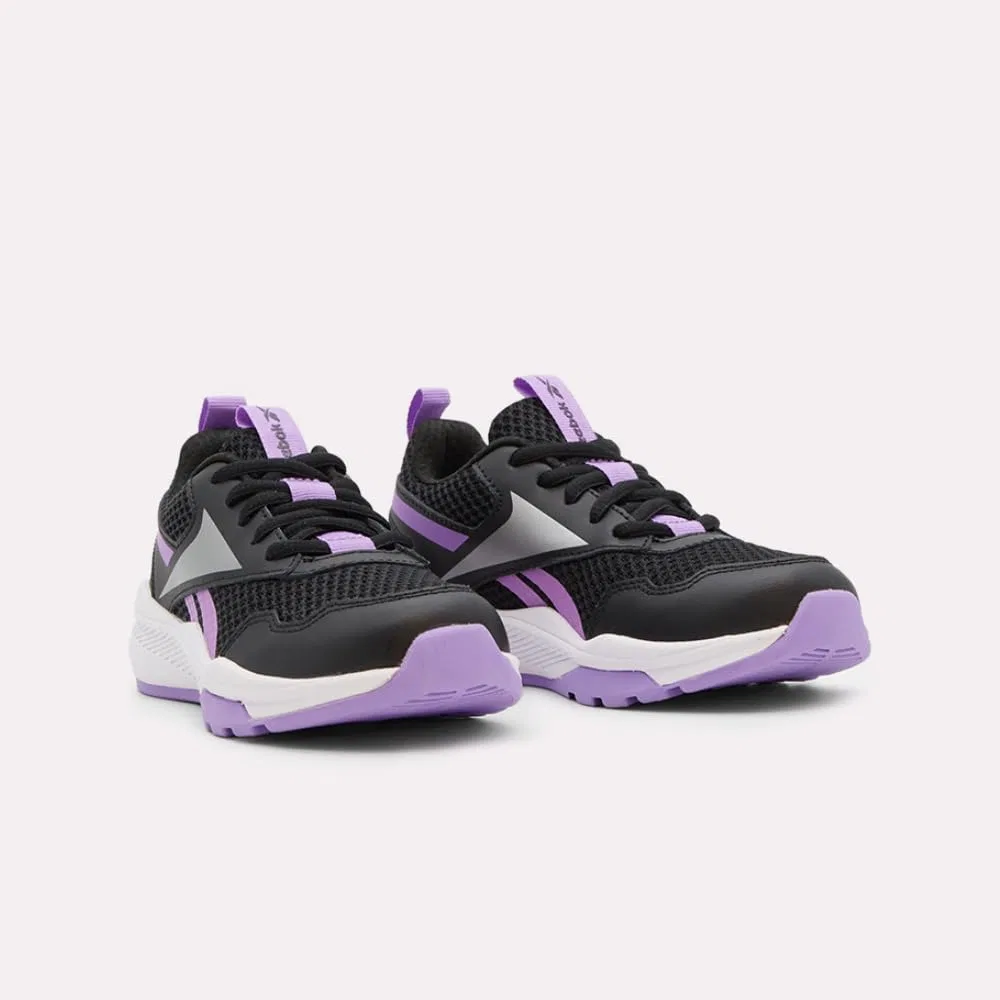 Детские кроссовки для девочек с закрытым носком Reebok Xt Sprinter 2.0 Reebok, Black Digitalpurple White — фото 3