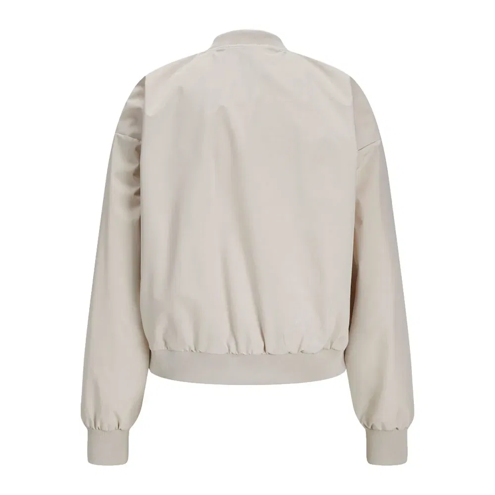 Детская куртка-бомбер с высоким воротником Ella JJXX Jack & jones, White — фото 4
