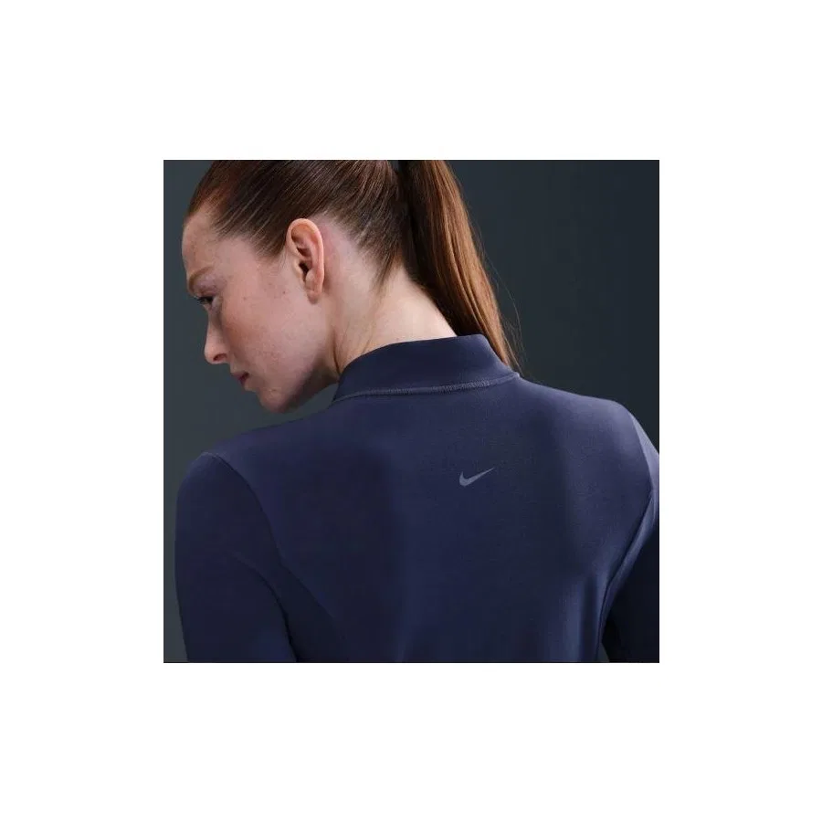Свитшот женский с длинным рукавом Zenvy Dri-Fit LS Top Nike, Темно-синий — фото 3