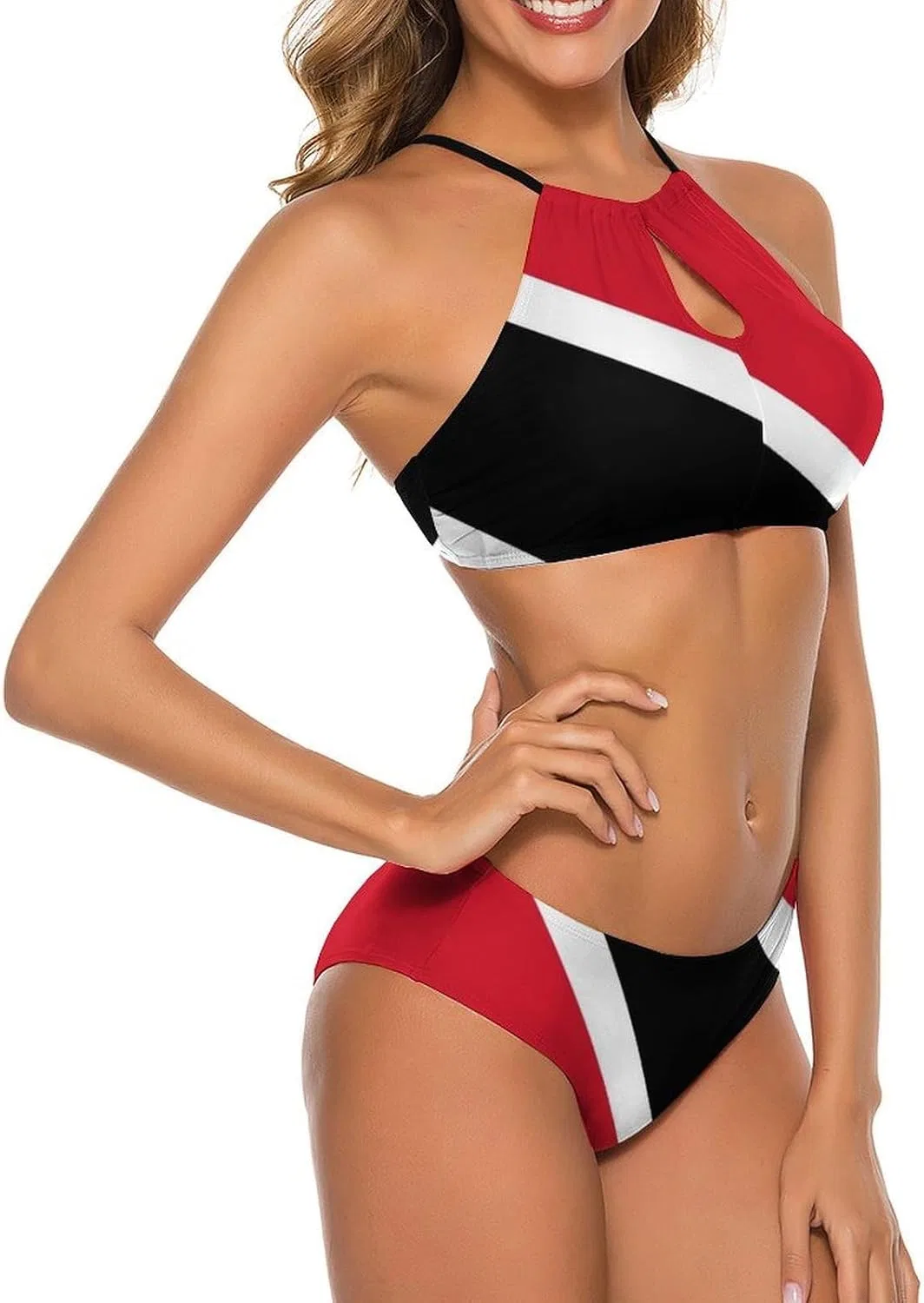 Женский бикини-сет с регулируемыми бретелями Halter, Style-4 — фото 3