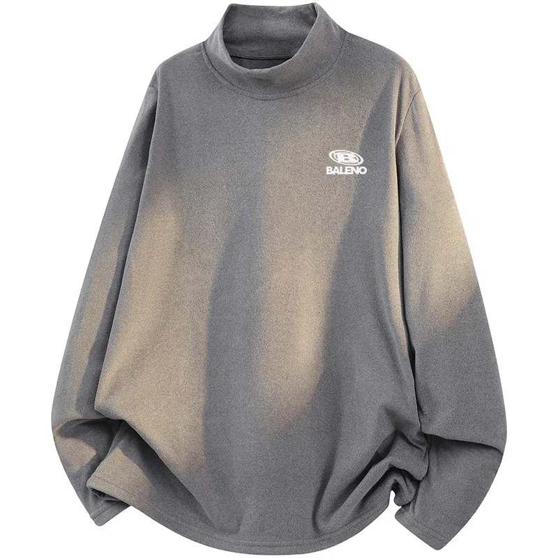Детская футболка с высоким воротом BALENO, Dark Gray Fleece-Lined