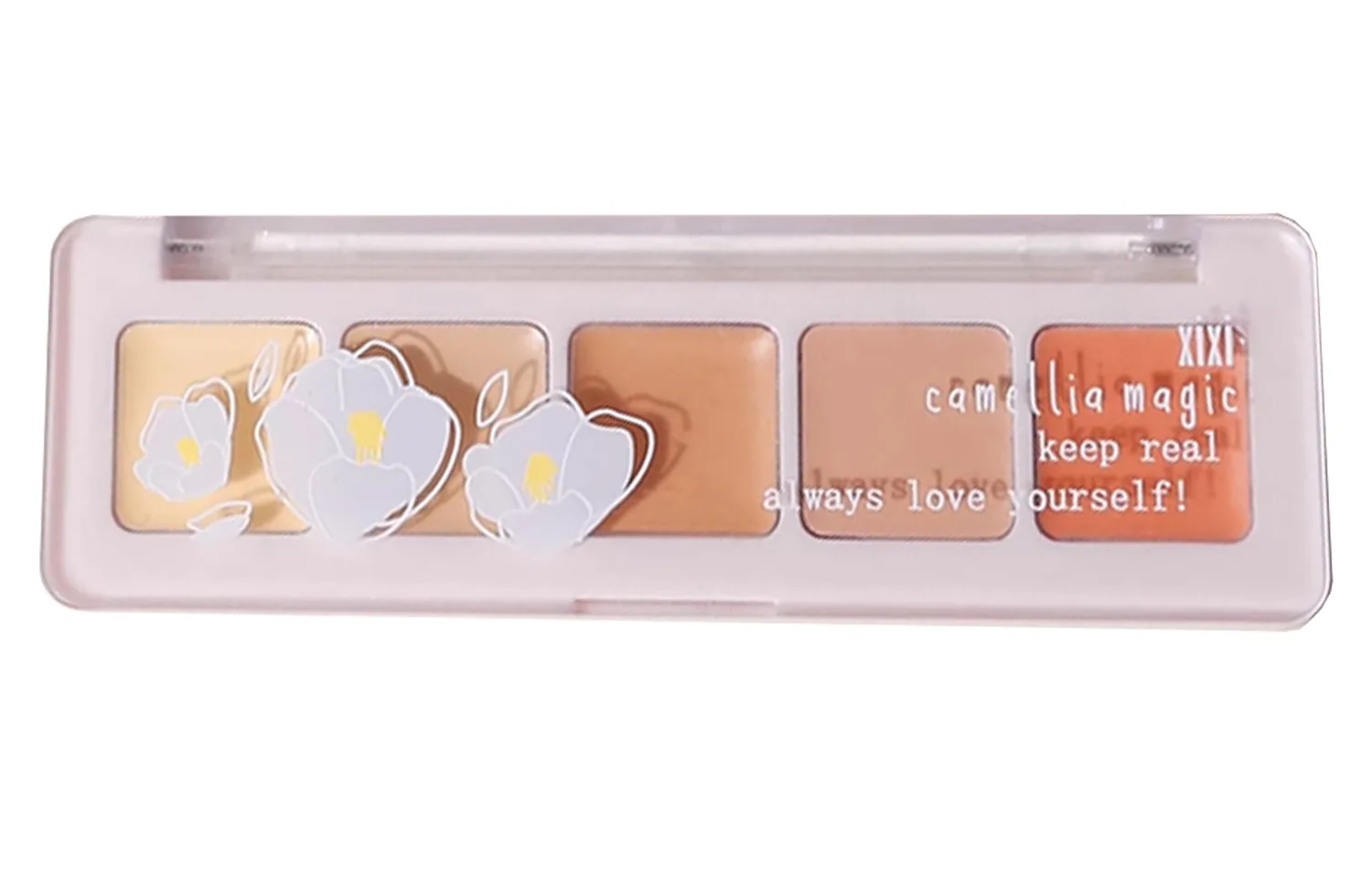 XIXI Палетка консилера для коррекции тона кожи nude skin, стойкая, 8 г, S01 — фото 3