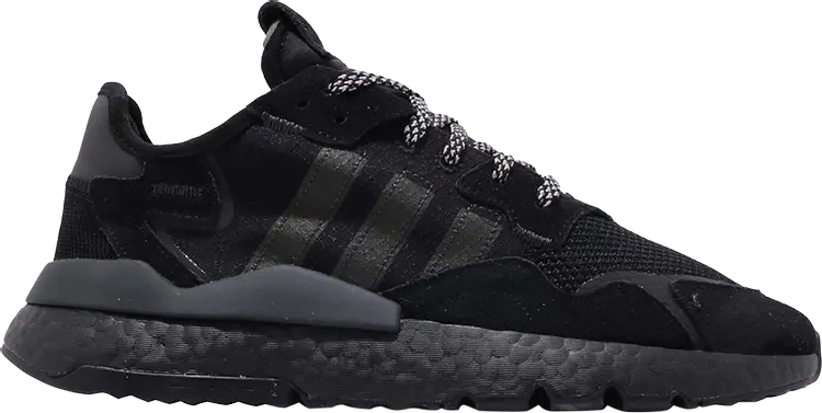

Кроссовки Adidas Nite Jogger J 'Carbon', черный