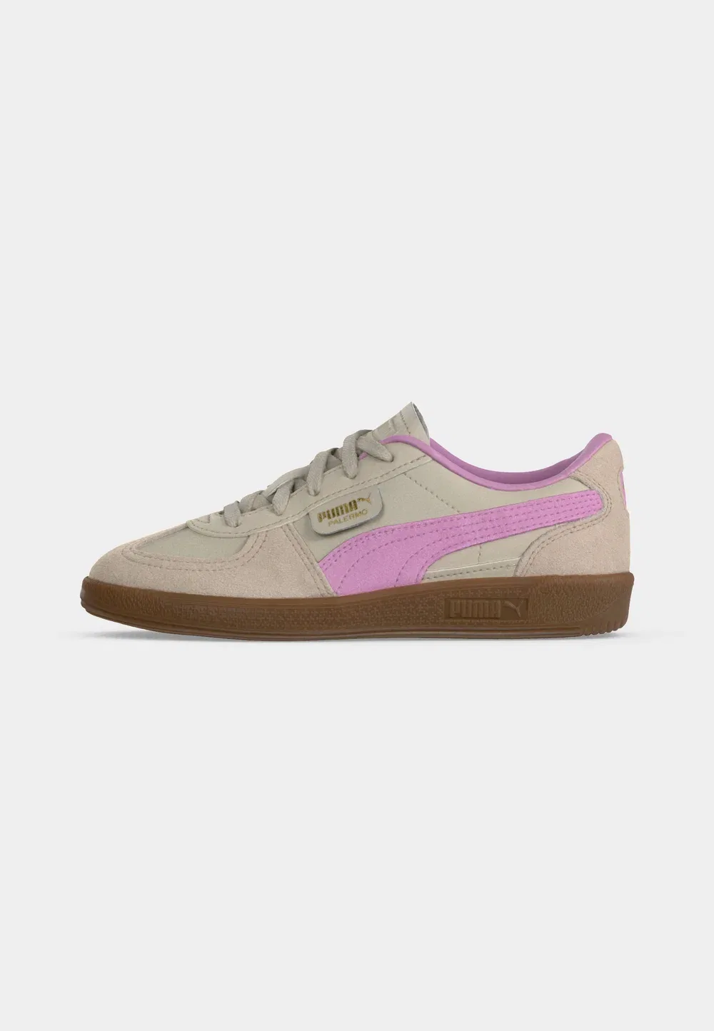 Детские кроссовки унисекс Palermo Puma, Silver-Coloured Fog/Mauve Glow — фото 2