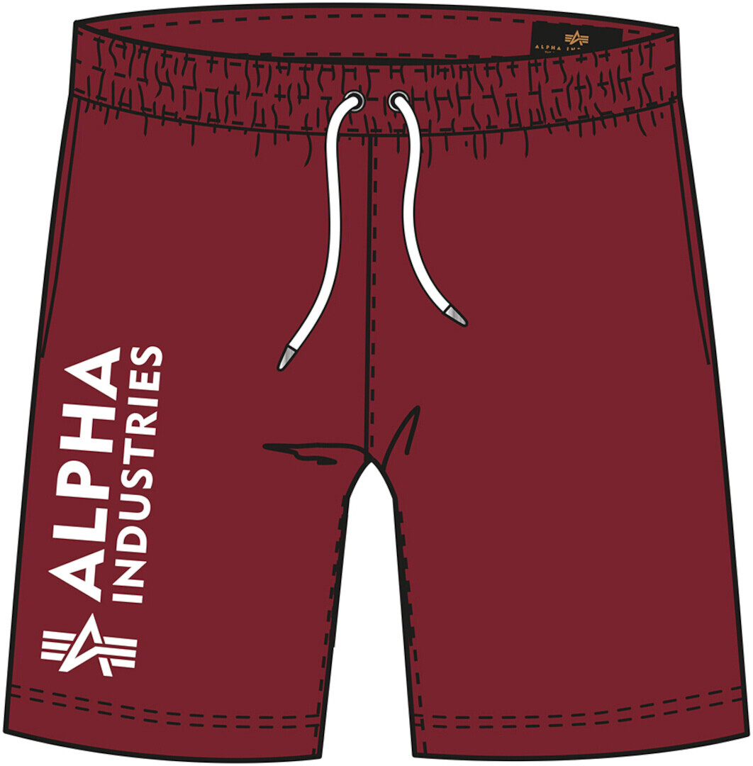 

Шорты Alpha Industries Basic AI, красные