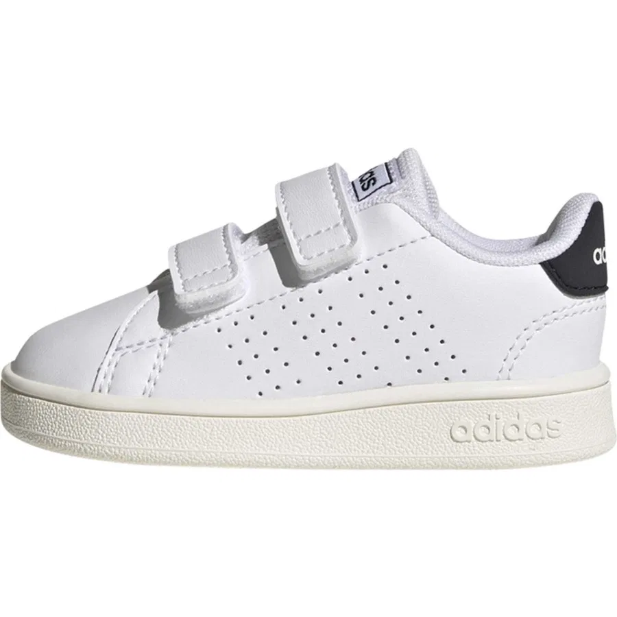 Детские кроссовки с липучками Advantage Lifestyle Court Two Hook-And-Loop Shoes adidas, Бело-синий — фото 2
